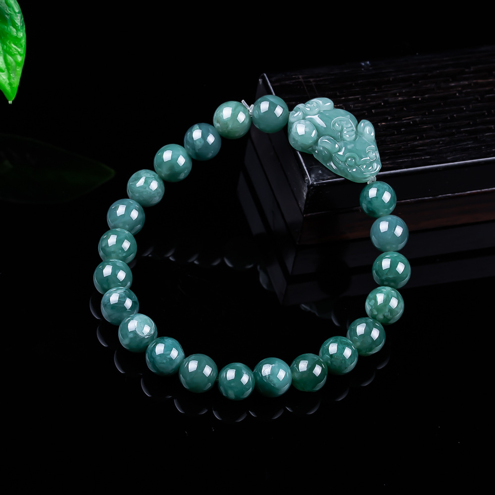 Jewelry & Watches Sp Z Oo Opinie - Doğal Birmanya Jadeite Pixiu Bilezik Vintage