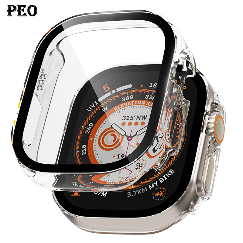 Jewelry Smart Watches - Cam + Kapak Apple Watch kılıfı