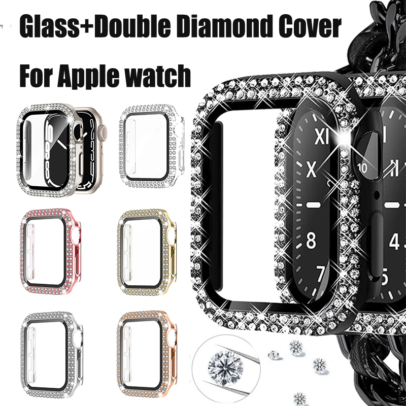 Jewelry Smart Watches - Cam + Elmas Kapak Apple watch