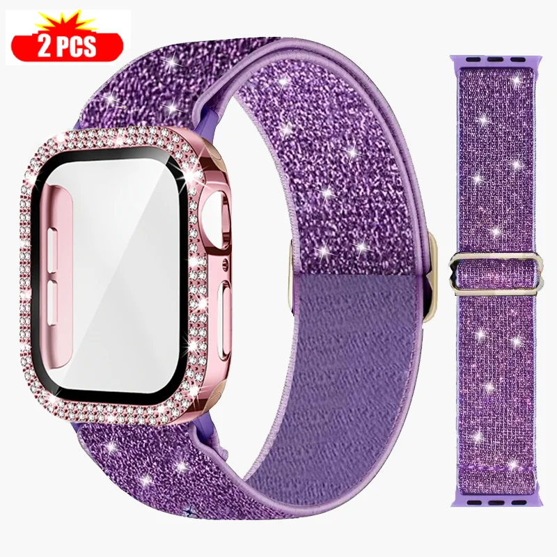 Jewelry Smart Watches - Bant + kılıf Apple Watch için