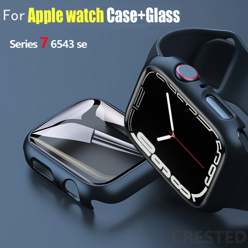 Jewelry Smart Watches - Cam + Kapak Apple Watch kılıfı