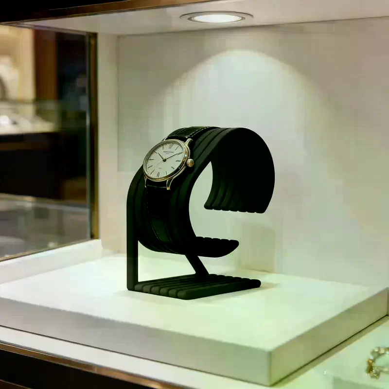 Jewelry And Watches Store - 2 Saatlik Lüks Mermer Saat Standı,