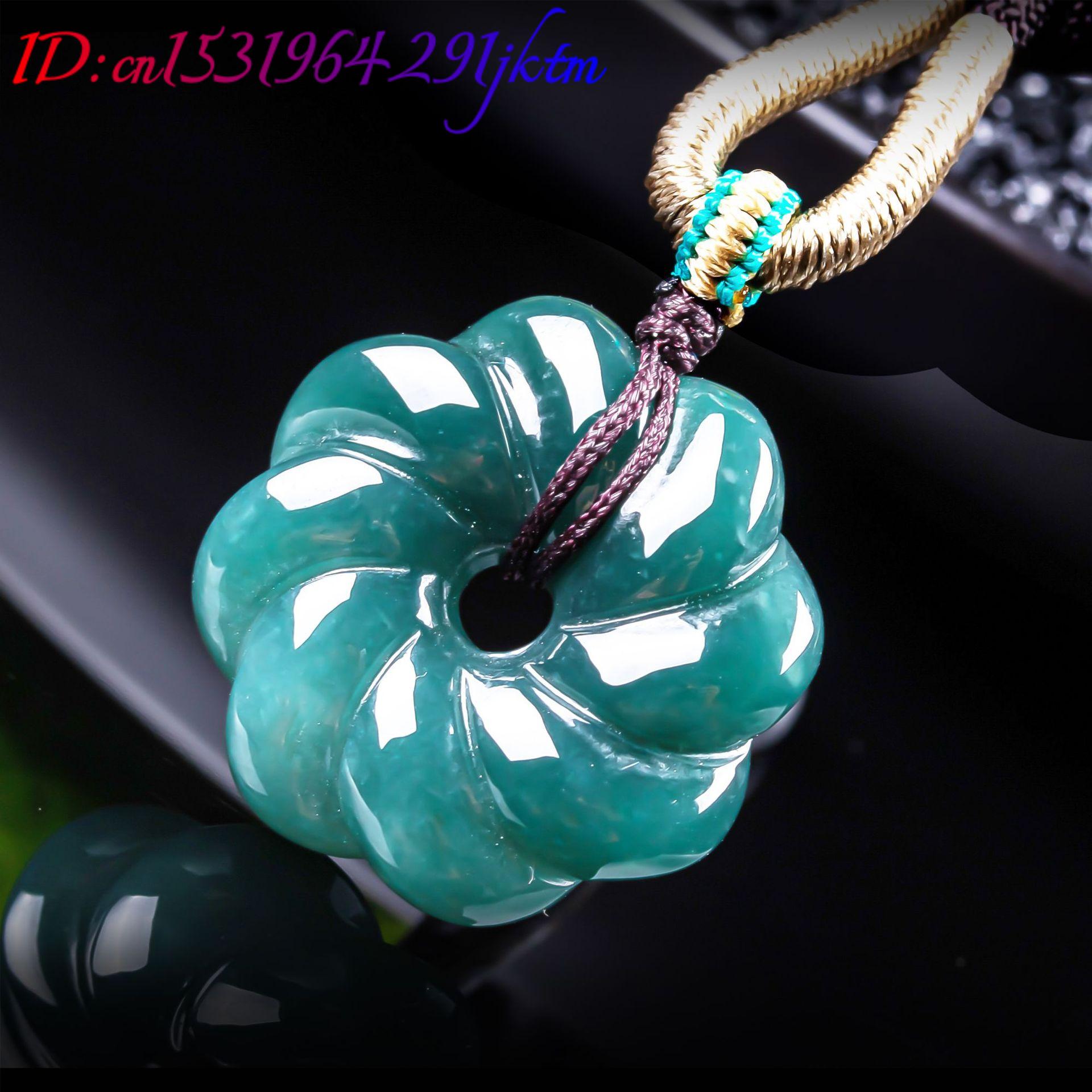 Doğal Birman Yeşim Taşı Çiçek  - Jewelry & Watches Sp Z Oo Opinie incelemesi ve fiyatı
