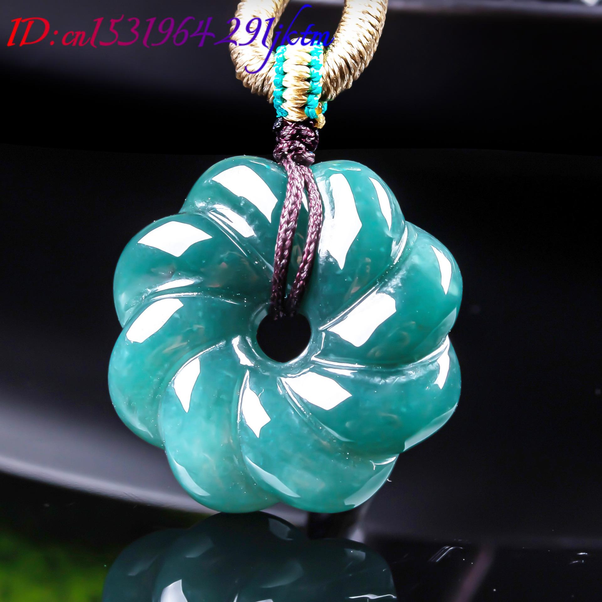 Doğal Birman Yeşim Taşı Çiçek  - Jewelry & Watches Sp Z Oo Opinie incelemesi ve fiyatı