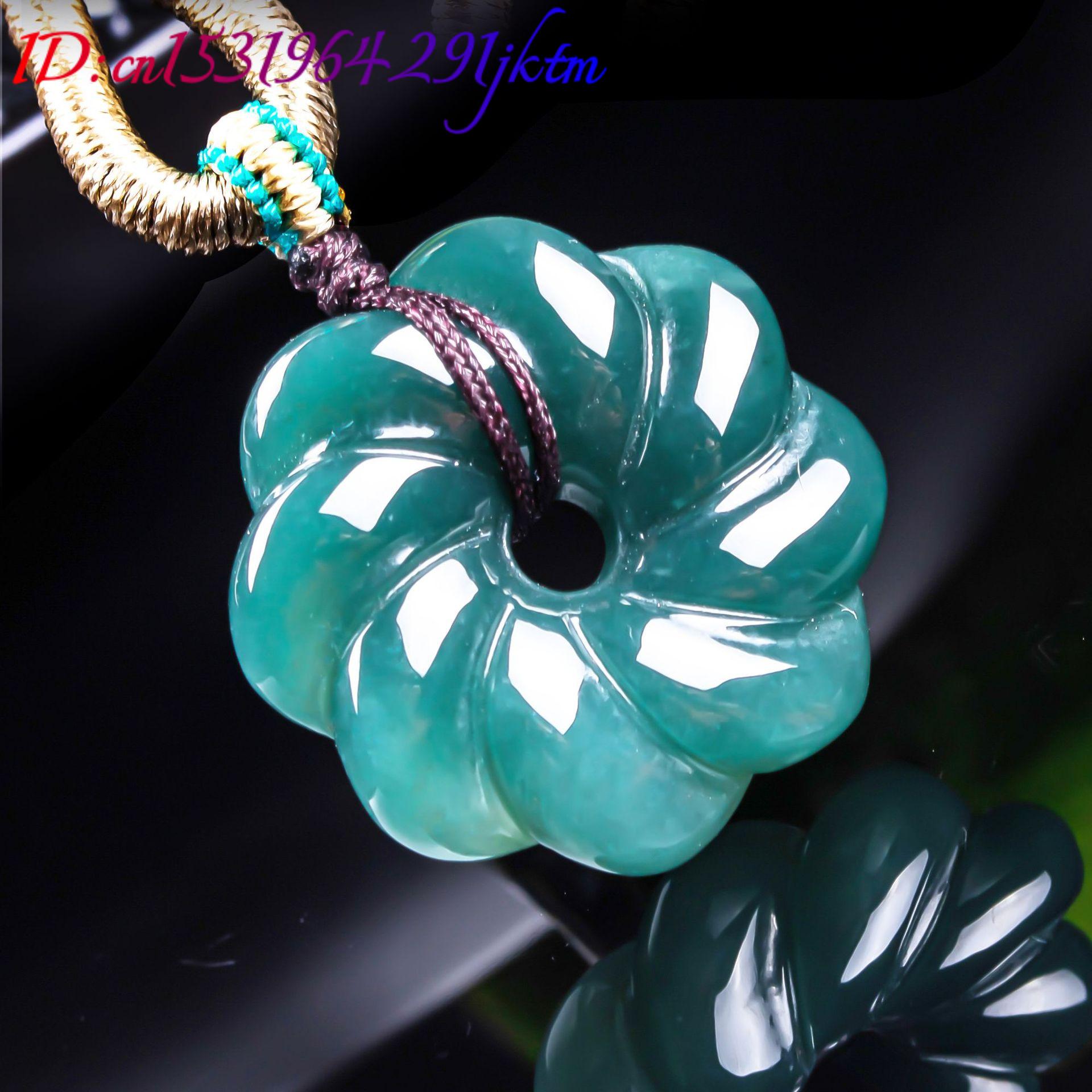 Doğal Birman Yeşim Taşı Çiçek  - Jewelry & Watches Sp Z Oo Opinie incelemesi ve fiyatı