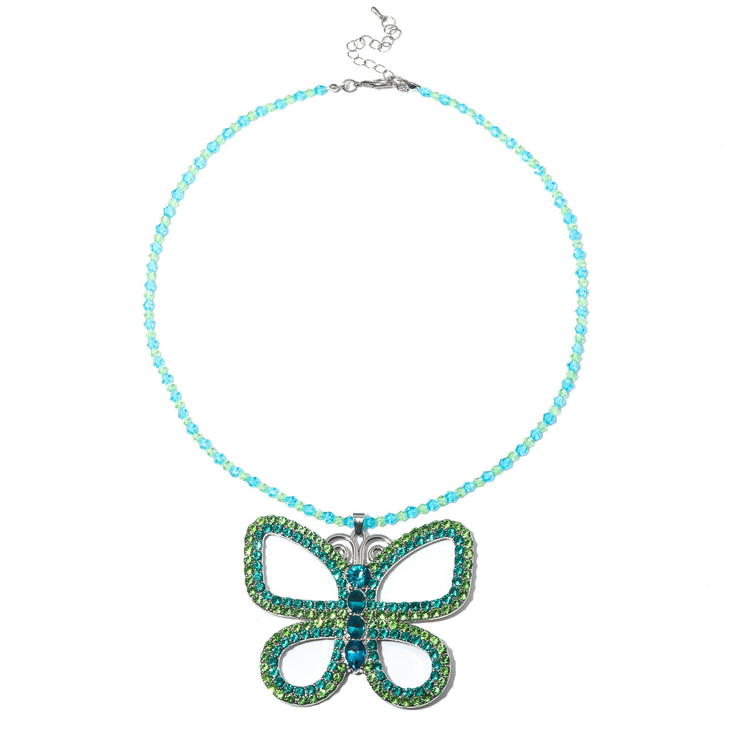 Bir anlaştan 30 Jenna Abartılı - Butterfly Pendant Necklace incelemesi ve fiyatı