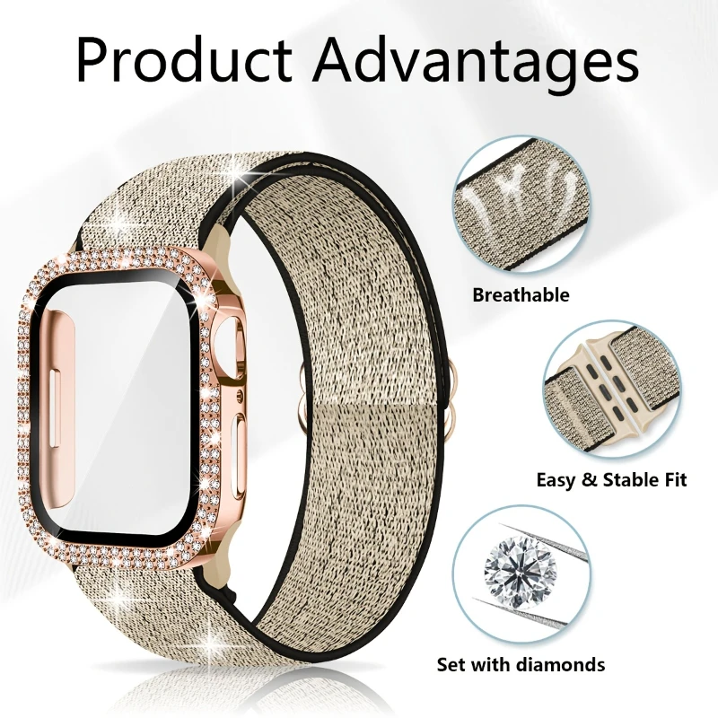Bant + kılıf Apple Watch için  - Jewelry Smart Watches incelemesi ve fiyatı