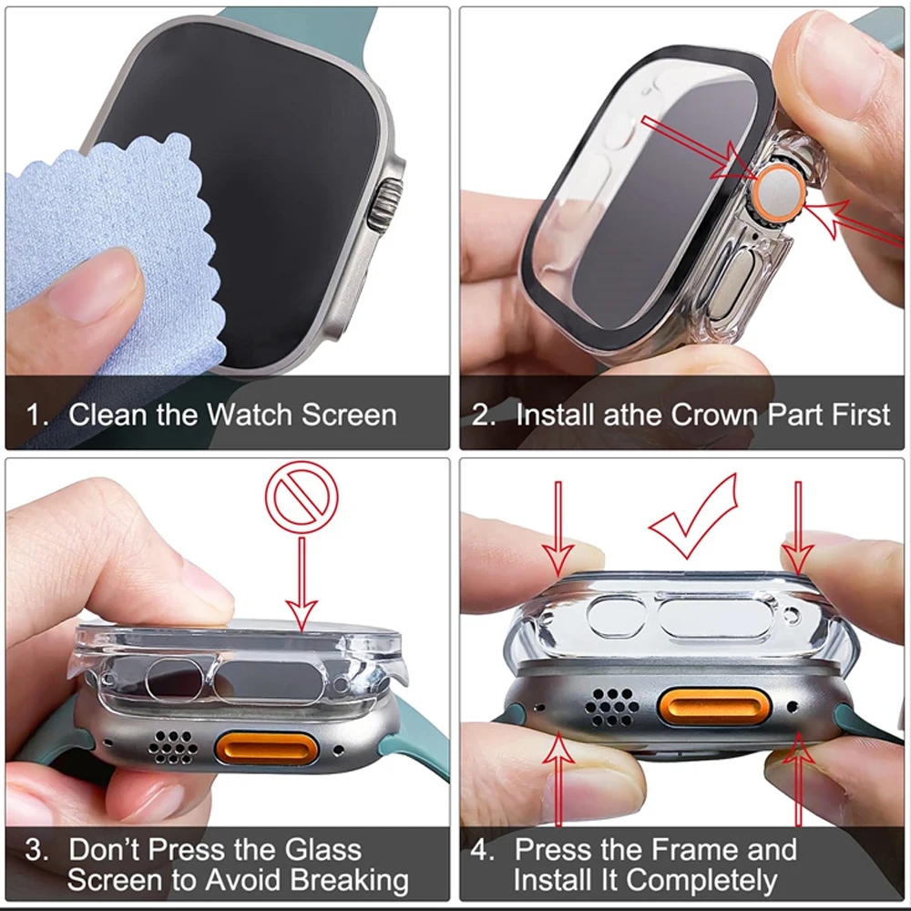 Cam + kılıf Apple Watch Ultra  - Jewelry Smart Watches incelemesi ve fiyatı